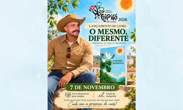 Escritor goiano lança livro bilíngue de poesias na Flipiri 2026