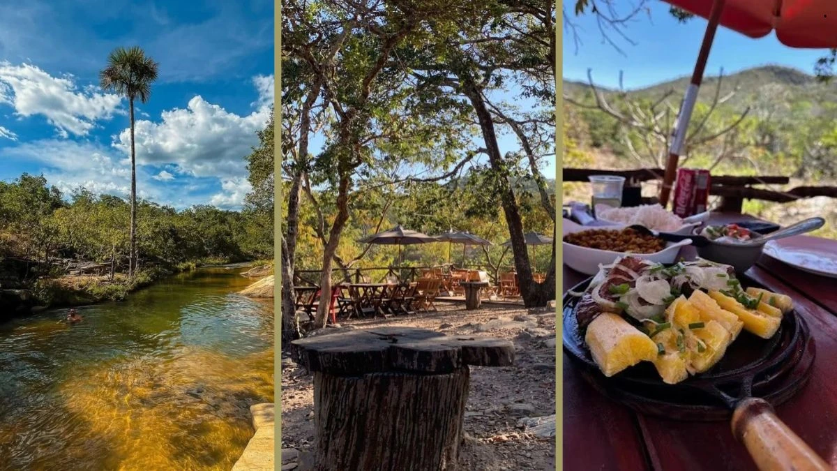 Conheça 5 lugares com day use grátis em Pirenópolis É uma alternativa para quem gosta de unir gastronomia, natureza e um ambiente informal, sem pagar taxa de entrada