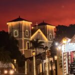 Por do Sol sobre a Igreja Matriz