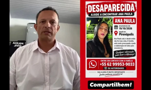 Mulher desaparecida em Pirenópolis é procurada pela polícia Mulher desaparecida em Pirenópolis é procurada pela polícia