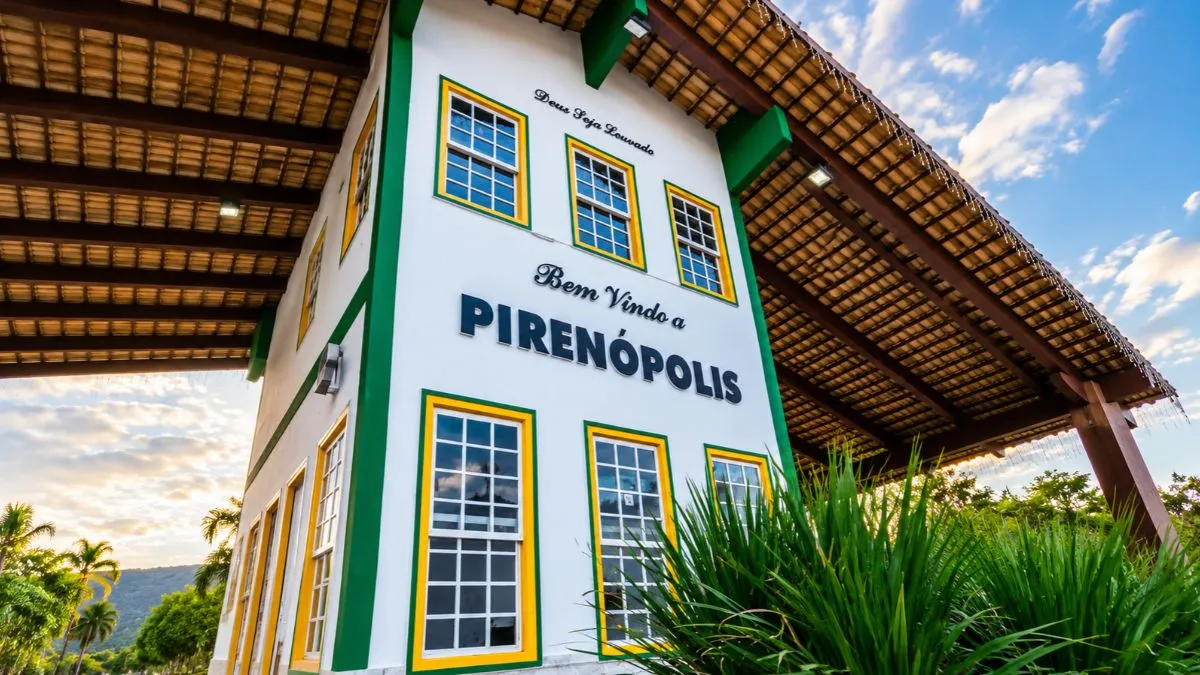 Portal de entrada da cidade de Pirenópolis ganha cara nova O portal de entrada de Pirenópolis é um dos elementos arquitetônicos mais reconhecíveis na chegada ao município