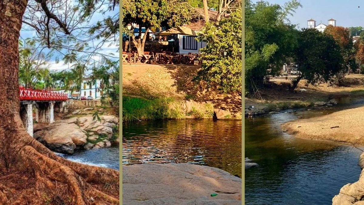 Conheça 5 lugares com day use grátis em Pirenópolis Para fechar a lista, um lugar que faz parte da história e do cotidiano de Pirenópolis: o Rio das Almas.